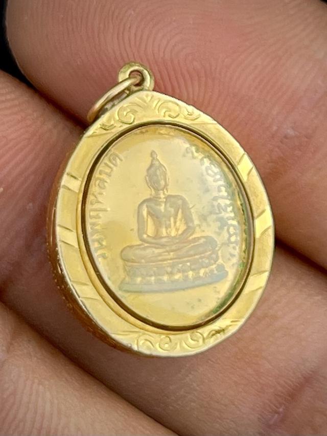 จี้พระวันพฤหัสบดี หลัง12นักษัตร เนื้อทองคำ กรอบทอง 7