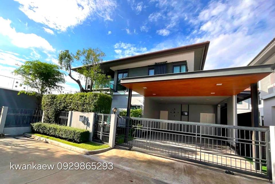 ขายด่วนบ้านเดี่ยวพรีเมี่ยม 2 ชั้น มบ.เศรษฐสิริ ลำลูกกา ติดถนนใหญ่ ตกแต่งพร้อมอยู่ 1