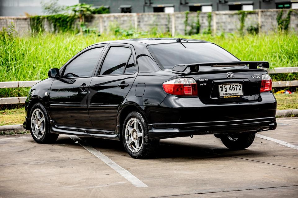 Toyota Vios ปี 1.5E ปี 2006 เกียร์ออโต้ สีดำ มือเดียวป้ายแดง 4