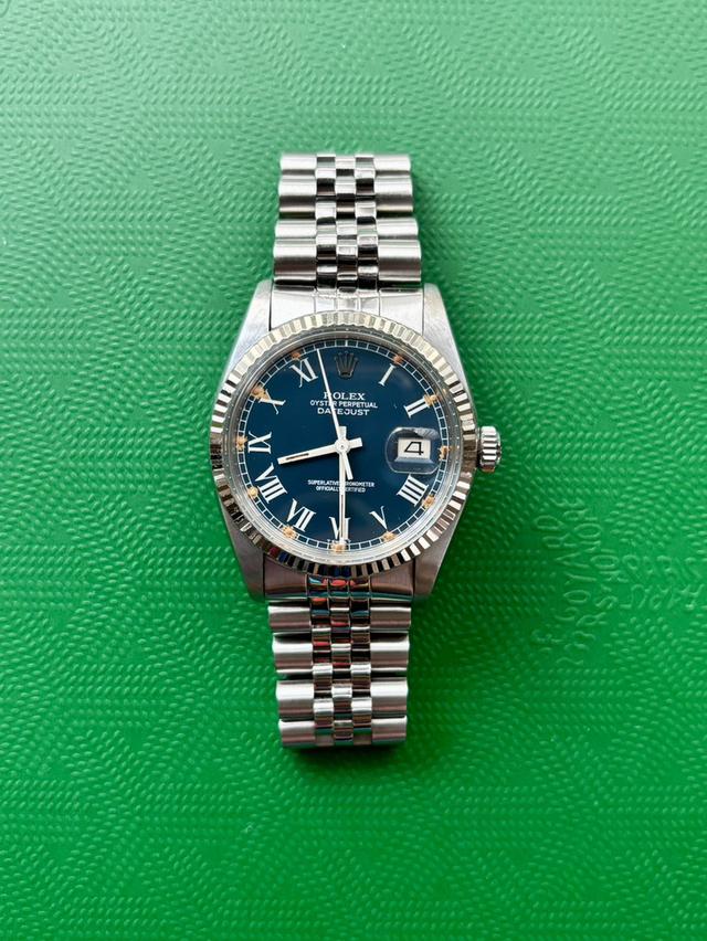 Rolex Datejust 16014 36mm Blue Buckley Dial Watch only 1
