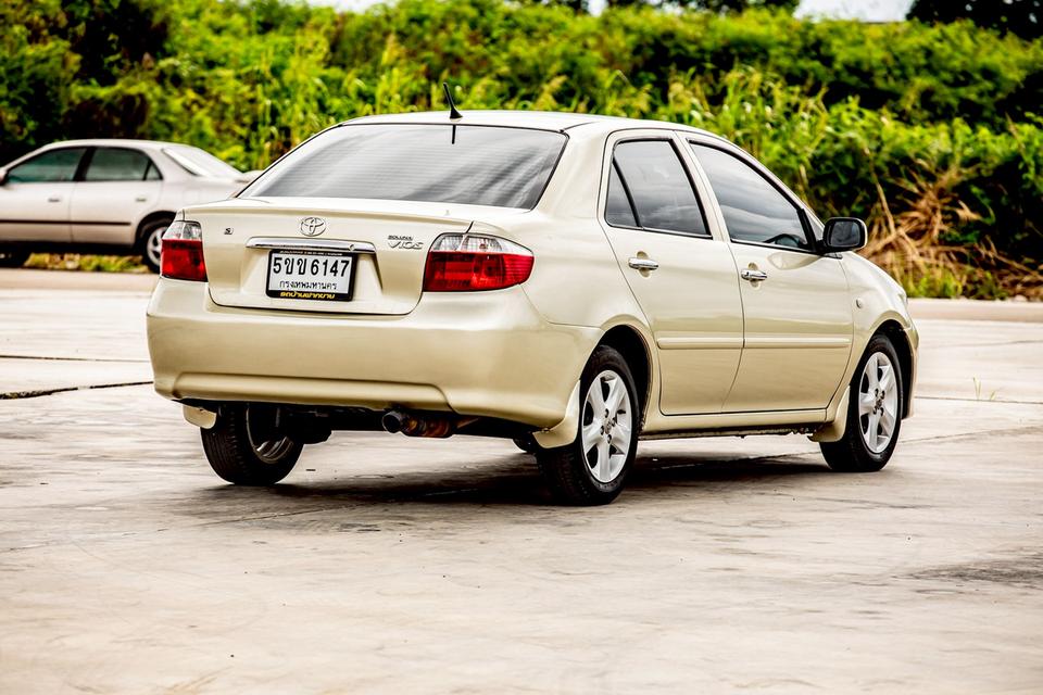 Toyota Vios 1.5S ปี 2005 เกียร์ออโต้ รุ่นท๊อปสุด สีน้ำตาล  6