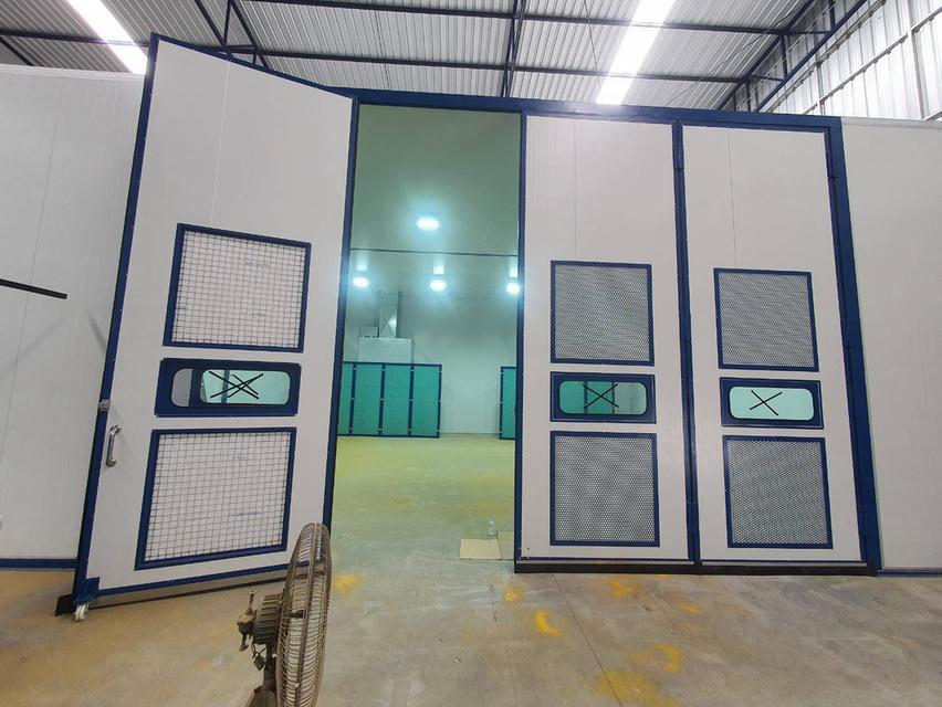 สร้างขายห้องพ่นสีฟิลเตอร์ บู๊ทพ่นสีระบบแห้ง ห้องพ่นสีฟิลเตอร์ Dry paint booth ห้องพ่นสีมอเตอร์ 13