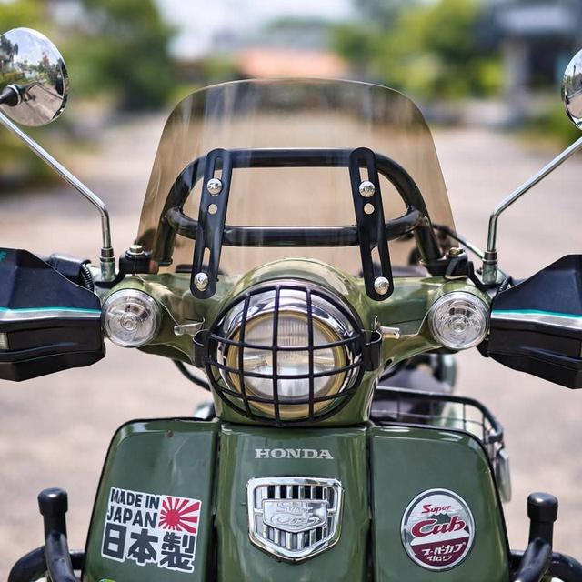 ชิวหน้า super cub ไฟกลม ครบชุด
