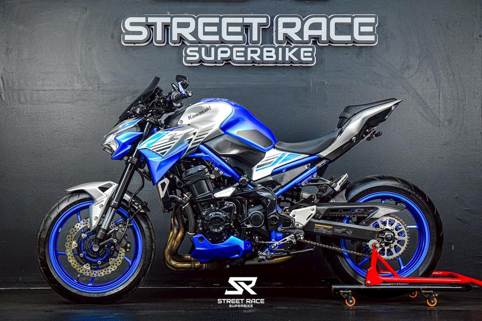 KAWASAKI Z900 2020 สีฟ้า ท่อไทเทเนียม รูปที่ 5