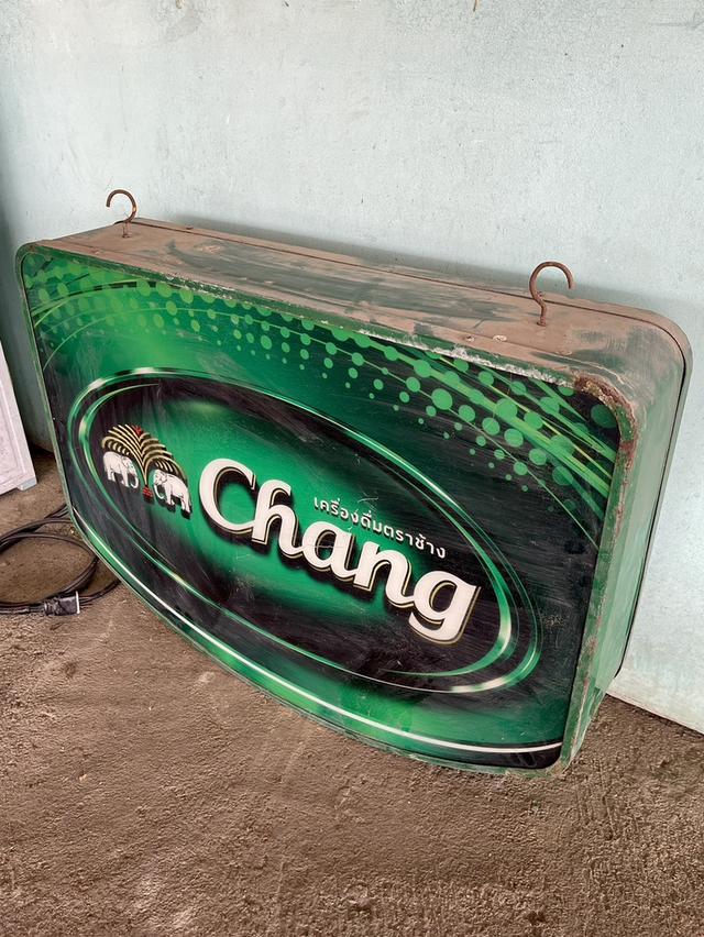 ป้ายไฟเครื่องดื่มตราช้าง ป้ายไฟช้าง สองหน้า แขวนผนัง ตกแต่งร้าน ป้ายไฟกลางคืน