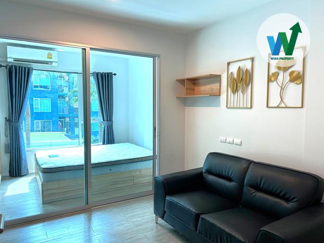 แฮปปี้คอนโดดอนเมือง เดอะเทอมินอล ให้เช่าห้องพร้อมเฟอร์นิเจอร์  28 ตร.ม. อาคาร C ชั้น 4 ใกล้รถไฟฟ้าดอนเมือง 5