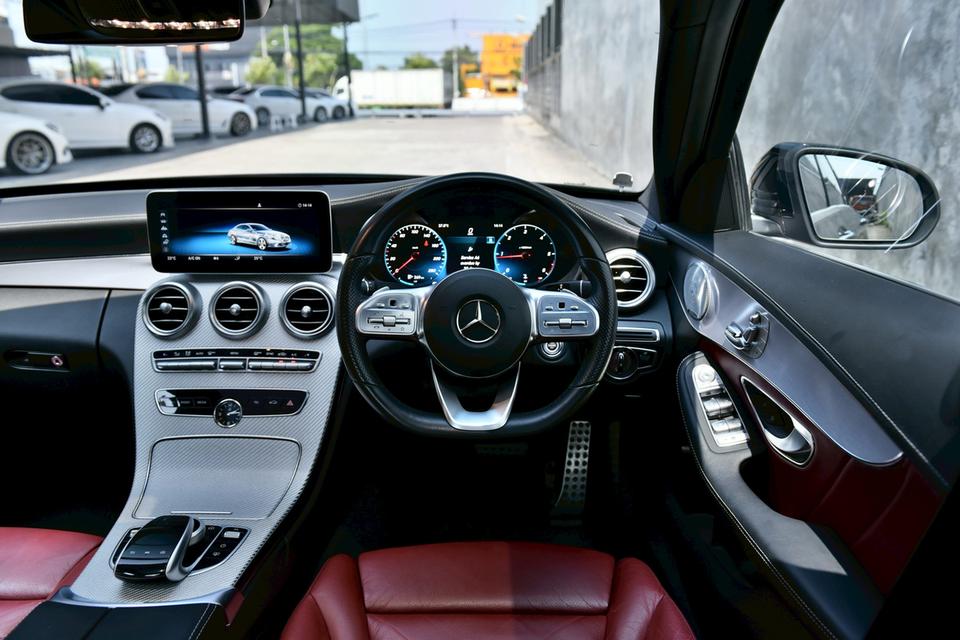 🎊"TOP OPTION เพียง 60,000 กิโล C220D ดีเซล AMG DYNAMIC ทะเบียนคืน"สีดำ🎊⚡ รูปที่ 19