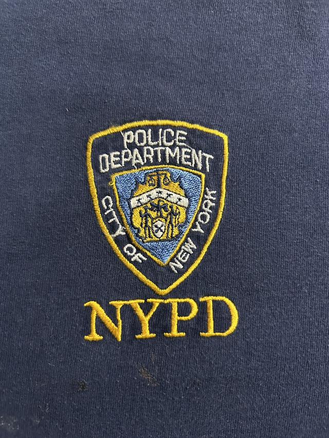 [Y2K Boxy Fit] เสื้อ NYPD ป้าย Fruit of the Loom (Heavy)