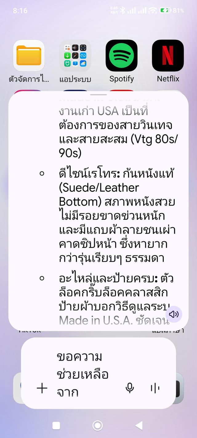 กระเป๋าเป้ Outdoor Made in USA แท้ รุ่น Rucksack/Daypack ทรงวินเทจ รูปที่ 14