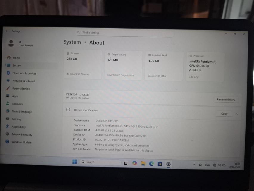 Notebook HP