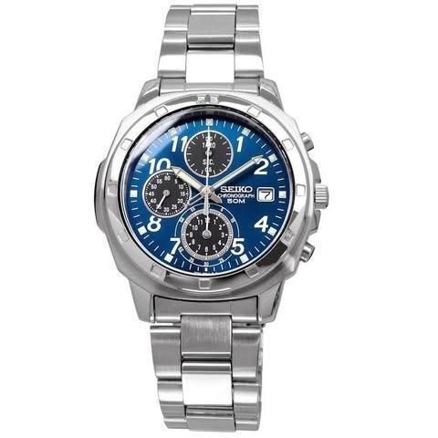 Seiko Chronograph 7T92 | Blue Gradient Dial | Full Set ของใหม่กริ๊บ รูปย่อยที่ 3