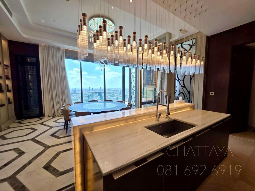 FOR SALE - THE EXTRAORDINARY PENTHOUSE The Residences at Mandarin Oriental, Bangkok 386.85 SQ.M.  3 BEDROOMS  50TH FLOOR  PANORAMIC CHAO PHRAYA VIEWS 11