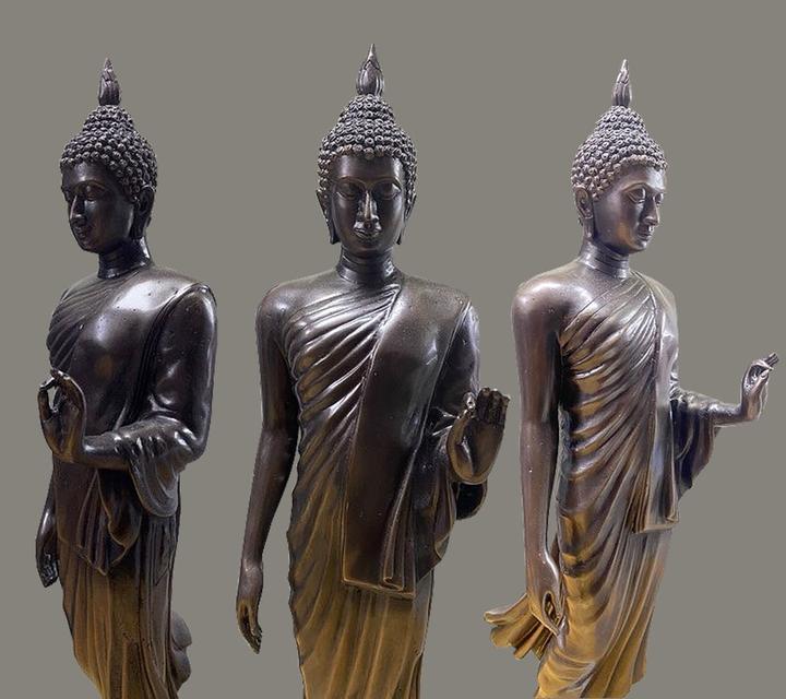 พระพุทธรูป25ศตวรรษ พระบูชา25ศตวรรษ สูง21นิ้ว ทองเหลือง 6