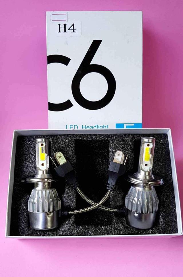 ไฟหน้ารถยนต์ C6 Led แสงสีขาว  3