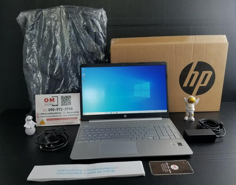 HP Laptop 15s fq1002TU Ram8 SSD512 Core i7-1065G7 ศูนย์ไทย สภาพสวย แท้ ครบยกกล่อง เพียง15,900 บาท  2