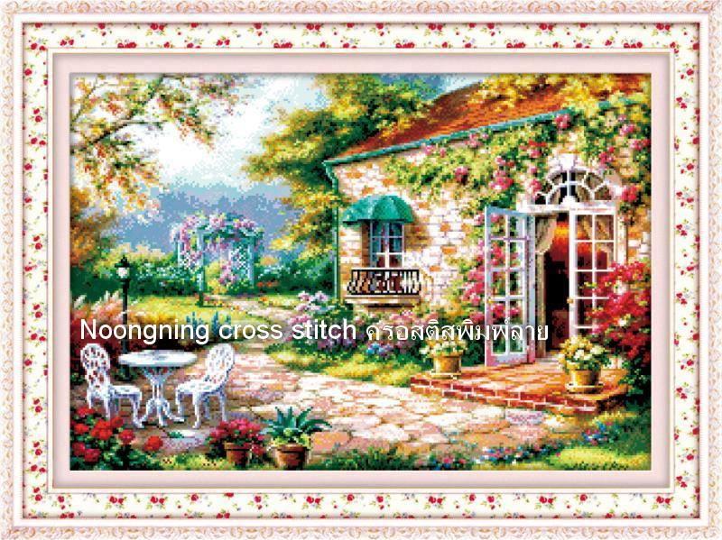 ร้าน Noongning Cross stitch ครอสติสพิมพ์ลาย จำหน่ายอุปกรณ์ครอสติส ภาพติดเพชร1743 8