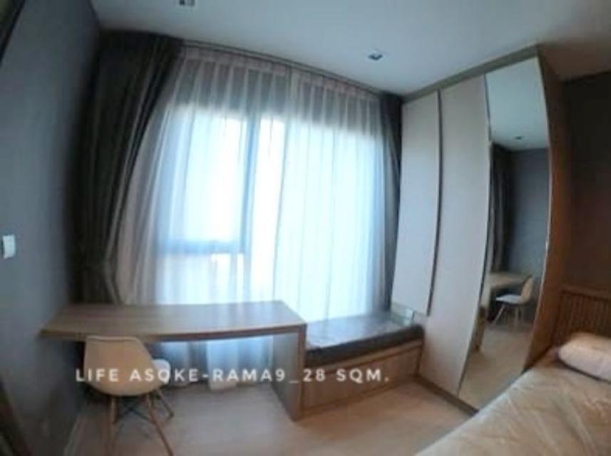 ให้เช่า คอนโด studio type 1 bedroom Life Asoke - Rama 9 : ไลฟ์ อโศก พระราม 9 28 ตรม. good location good facilities near  2