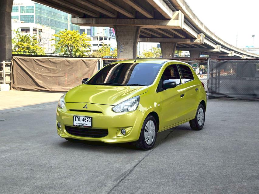 ขายรถ Mitsubishi Mirage 1.2 ปี 2013 สีเหลือง เกียร์ธรรมดา รูปที่ 3