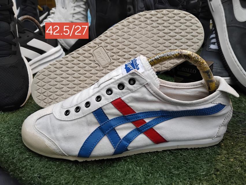 ONITSUKA TIGER MEXICO SLIP-ON EUR 42.5/27สวยพื้นเต็มไม่มีตำหนิ690ค่าส่ง50