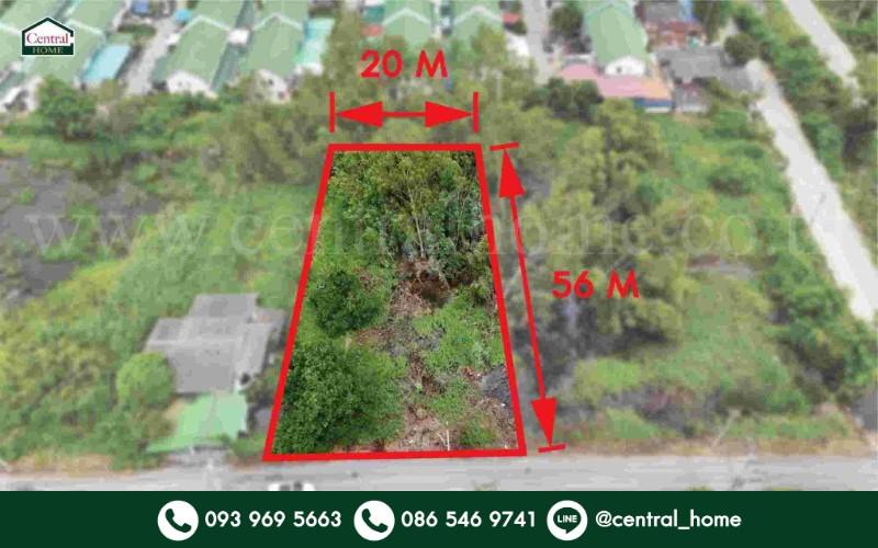 ที่ดินเปล่า 285 ตร.วา ซอยบงกช 55 คลอง 2 ปทุมธานี 1