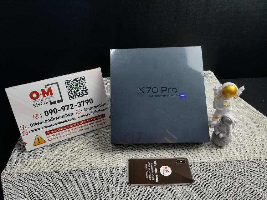ขาย/แลก Vivo X70 Pro 12/256GB ออโรรา ศูนย์ไทย ใหม่มือ 1 ยังไม่ได้แกะซีล แท้ ครบยกกล่อง เพียง 22,900 บาท  1