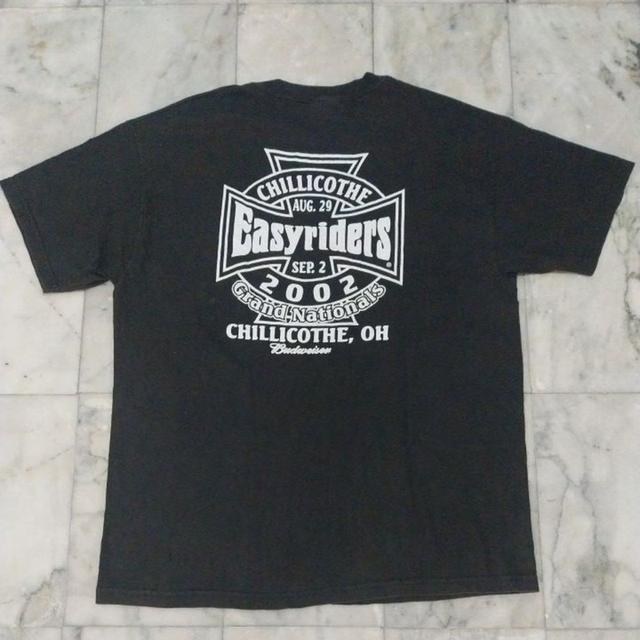 เสื้อยืดแขนสั้น แนวงานชุมนุมมอเตอร์ไซค์ฮาเล่ย์ Easyriders Grand Nationals 2002 Chillicothe แท้ มือสอง ของพร้อมส่งครั รูปที่ 5