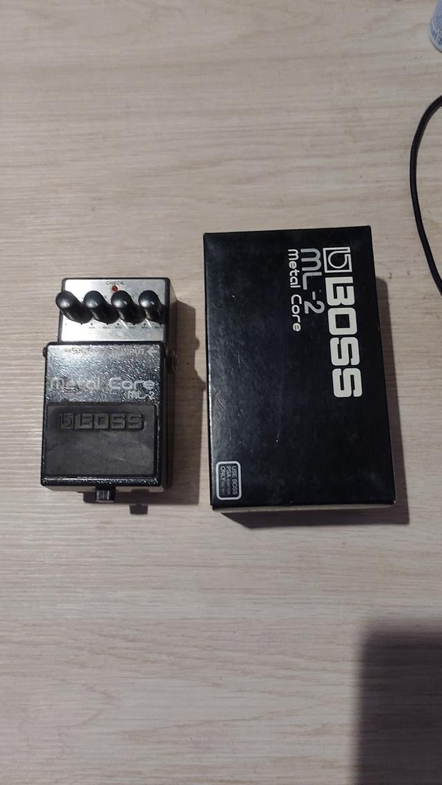 ขายเอฟเฟคกีตเาร์ boss ML-2 Metal Core Made in TAIWAN สภาพเก่าเก็บ