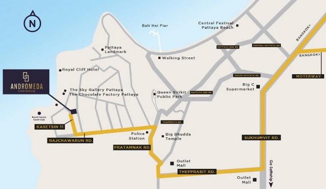 คอนโดมิเนียม Andromeda Condo 2BR ขนาดเท่ากับ 72 ตร.-ม. 11000000 BAHT ใกล้ สวนสมเด็จพระนางเจ้าสิริกิติ์ ดีงาม Built-in + 