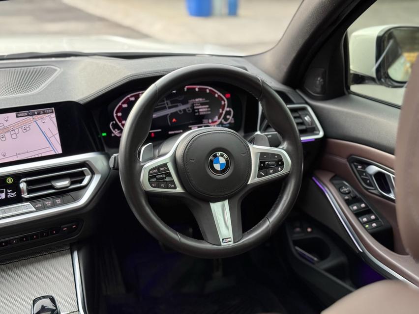 BMW 330e M Sport G20 ปี 2020สีขาว เกียร์ออโต้📌เลขไมล์ 94,700 กม.💰ราคา 990,000 บาท รูปที่ 14