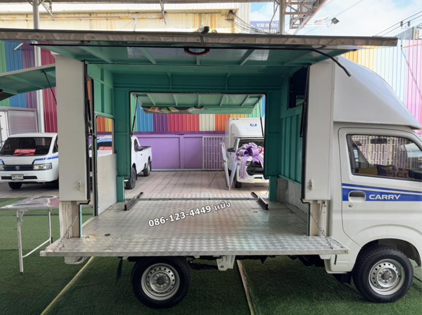 ฟู้ดทรัค #Suzuki Carry 1.5 ปี 2023 #ไมล์แท้ 5,xxx กม.หลังคาเปิด 3 ด้าน 9