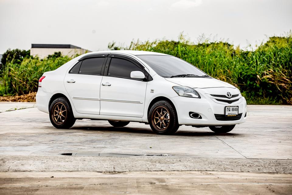 Toyota Vios 1.5E ปี 2009 เกียร์ออโต้ สีขาว
