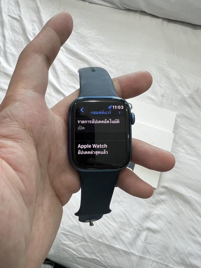 Apple Watch S7 blue Alum 45mm. 3