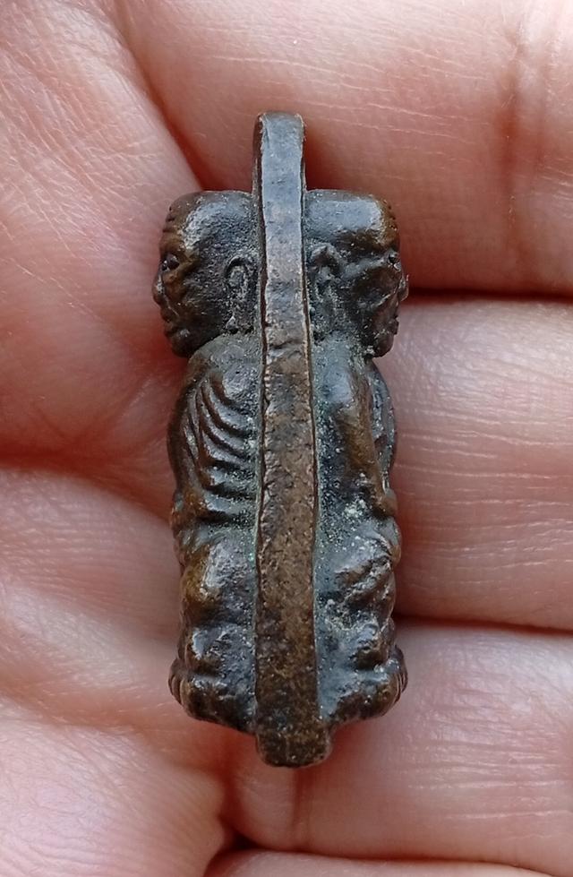 หลวงปู่ทวดพิมพ์ใหญ่ พิเศษ2หน้า วัดช้างให้ ปี2505 รูปที่ 11