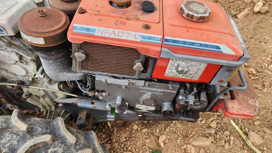 รถไถนา แทรกเตอร์ เดินตาม YANMAR 7 แรง เก่าญี่ปุ่นแท้ เดิมๆ ไม่เคยใช้งานในไทย ดีเซล สตาร์ท 2 ระบบ 2