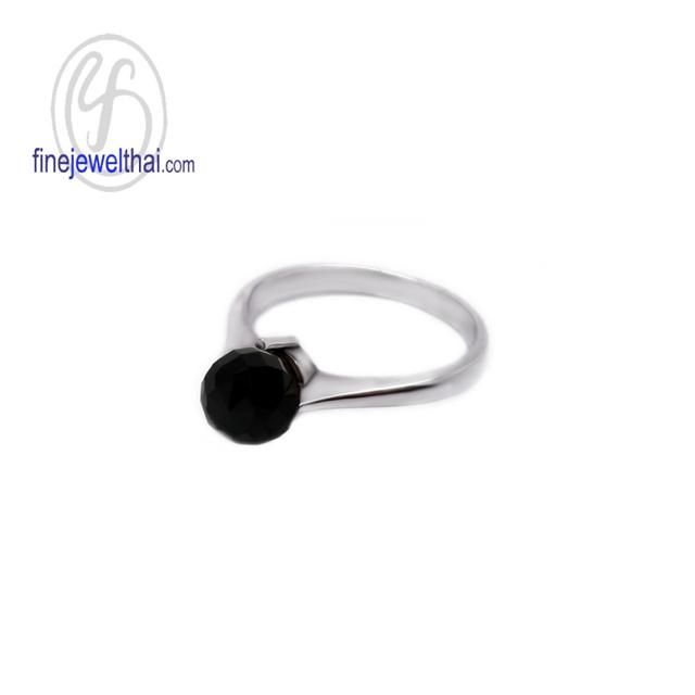 Finejewelthai แหวนนิลแท้ แหวนเงินแท้925 - R1015on รูปที่ 3