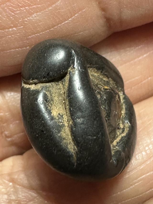 พระปิดตาเนื้อผงคลุกรักขนาดเล็ก ไม่ทราบที่ รูปที่ 3