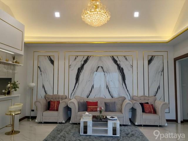 ให้เช่าบ้านพูลวิลล่า 1 ชั้น สไตล์ Modern Luxury ตำบลโป่ง พัทยา ใกล้อ่างเก็บน้ำมาบประชัน 3