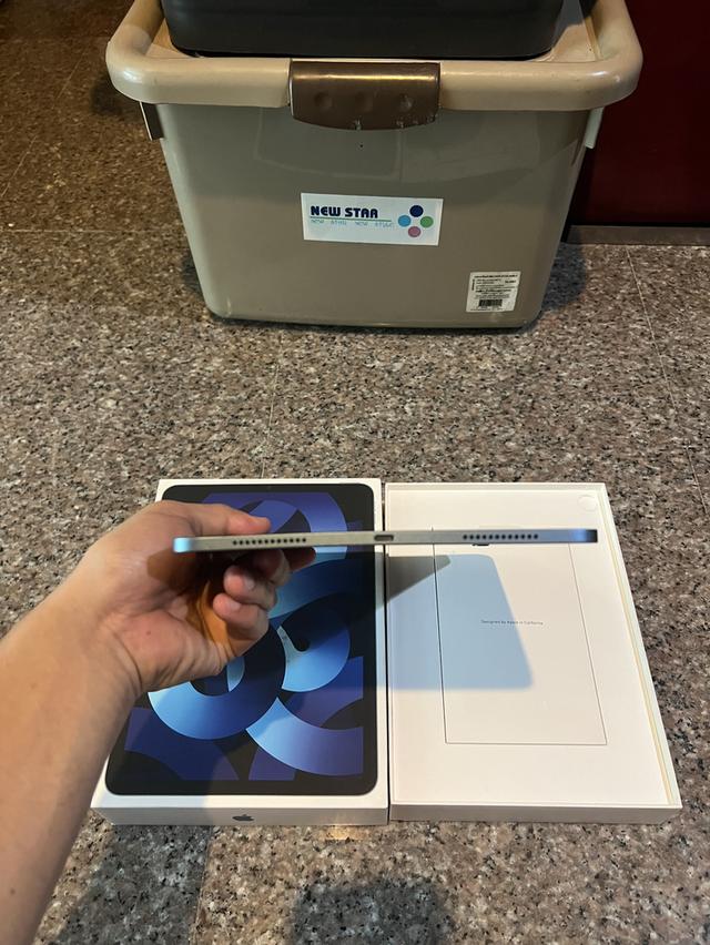ขายiPadAir5 M1 สีBlue64กิ๊กสูนTrueมีกล่องสภาพสวยๆใล้งานดีถูผๆ รูปที่ 4