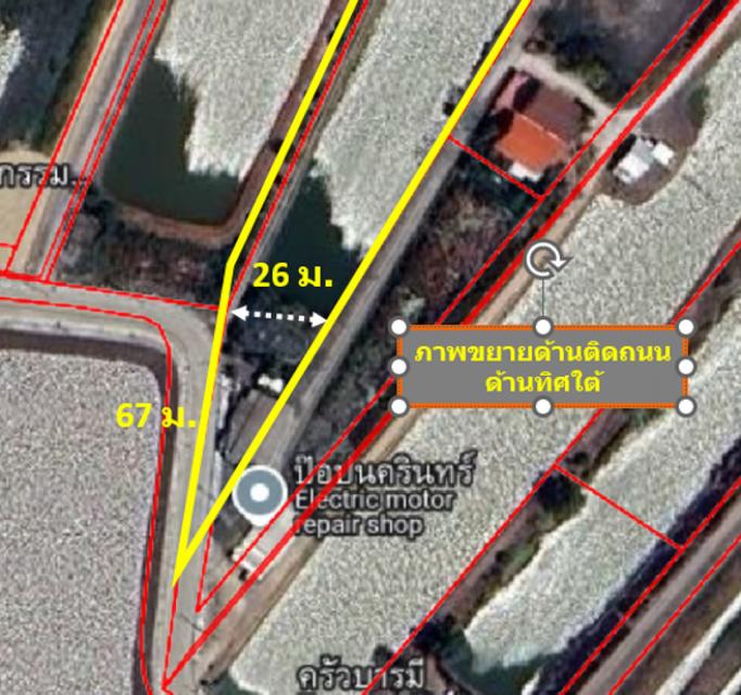 ขาย ที่ดิน ทำเลดี บริเวณชุมชนบ้านระกาศ อ.บางบ่อ เหมาะแก่การพัฒนาโครงการจัดสรร ถ.บางนา-ตราด 49 ไร่ 2 งาน 70 ตรว ผังเมือง