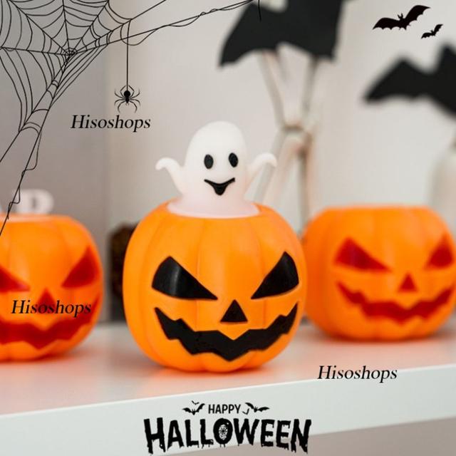 ของเล่นบอลบีบสกุชชี่ HALLOWEEN SQUISHY ฟักทอง PUMPKIN STRESS RELIEVER หัวกระโหลก SKULL ผีน้อย GHOST บอลลูกใหญ่ ของเล่นคลายเครียด ของเล่นเทศกาลฮาโลวีน 8