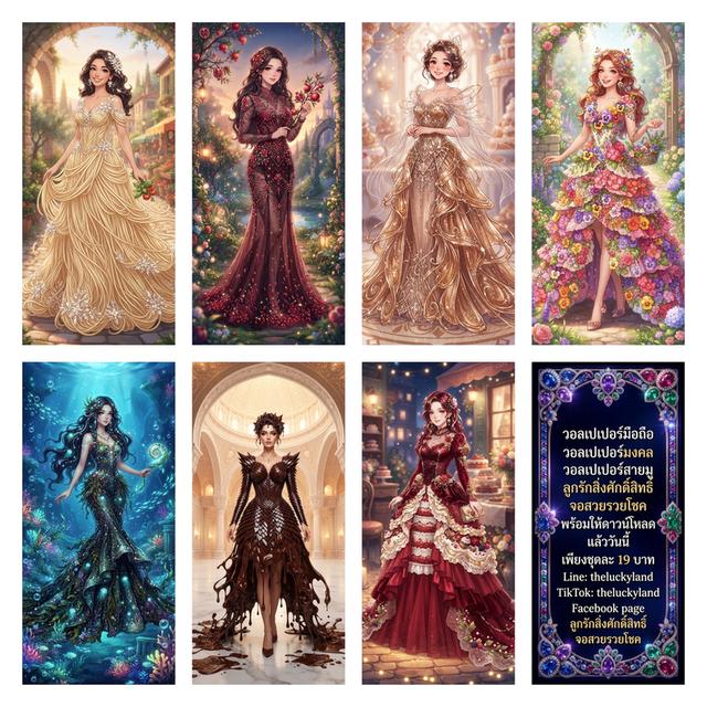 วอลเปเปอร์มือถือ ภาพชุด Gourmet Couture วอลเปเปอร์มือถือ วอลเปเปอร์มงคล วอลเปเปอร์สายมู ลูกรักสิ่งศักดิ์สิทธิ์ จอสวยรวยโชค