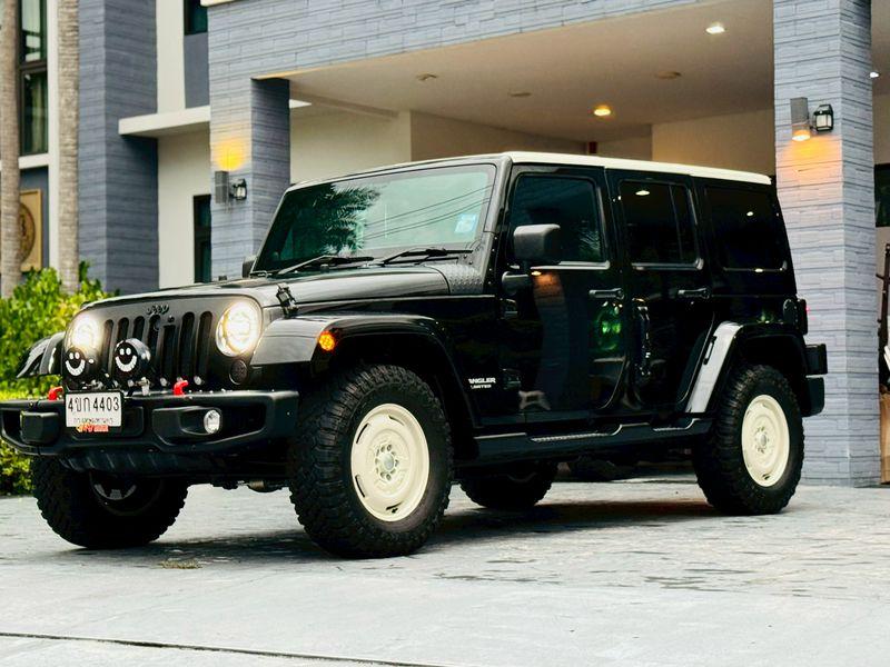Jeep Wrangler Sahara 2.8 diesel 4wd Overland unlimited เน้นๆไมล์ 60,xxx กม. สีดำ ปี 2012 6
