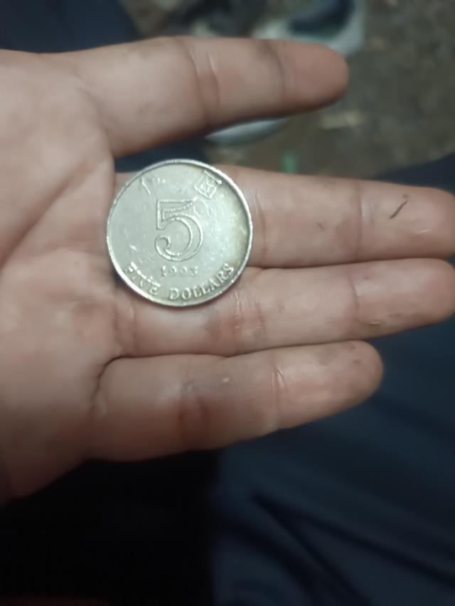 เหรียน5ดอลล้าอองกงปี1993 รูปที่ 2