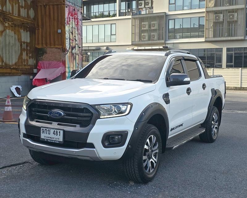 FORD RANGER Double cab Wildtrak 2.0L Bi-Turbo 4x2 10AT สีขาว ปี 2019