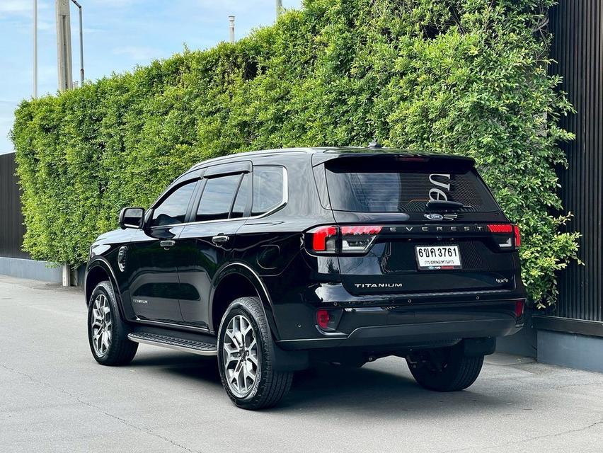 รหัสรถ AP3761 FORD EVEREST 2.0 BI TURBO TITANIUM PLUS 4×4 TOP ปี23 จด 24 สีดำ ดีเซล