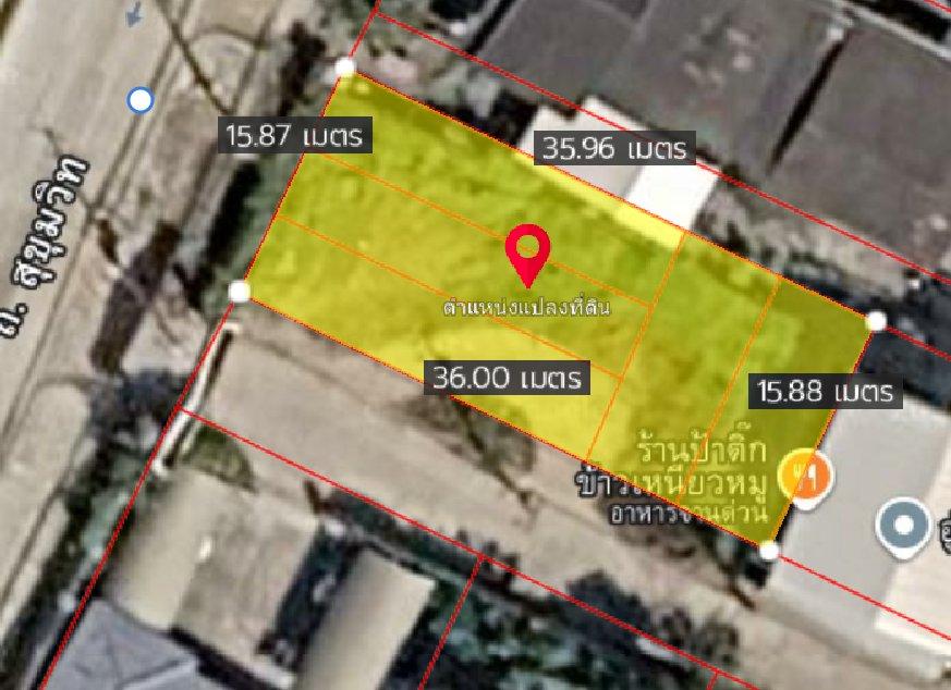 ขายที่ดินบางเสร่ทำเลดี 144 ตรว. ถมแล้วติดถนนเส้นสุขุมวิท3 ใกล้ตลาดปลาบางเสร่2กม. อ.สัตหีบ จ.ชลบุรี 6