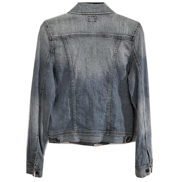 ยีนส์ยืด ฟอกสวยมาก ขูดขาด ๆ เท่ ๆ ช ญ ใส่ได้ มีกระเป๋าอก+ข้าง ผ้านุ่มใส่สบาย 2