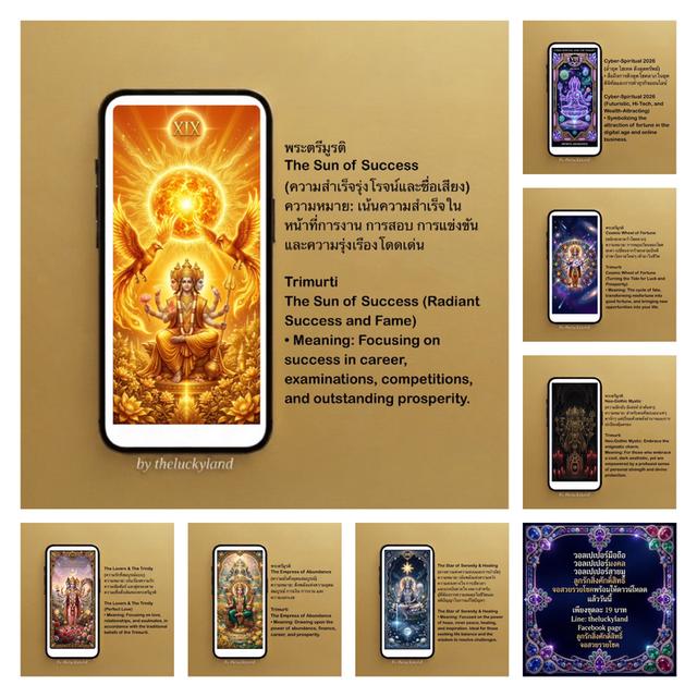 พระตรีมูรติ Trimurti วอลเปเปอร์มงคล วอลเปเปอร์สายมู ลูกรักสิ่งศักดิ์สิทธิ์ จอสวยรวยโชค Lucky Mobile Phone Wallpaper