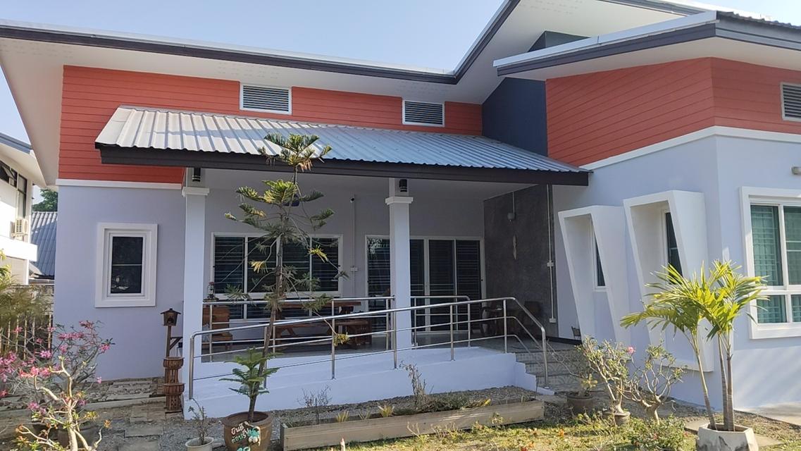 บ้านเดี่ยว1ชั้นทรงโมเดิร์น 4