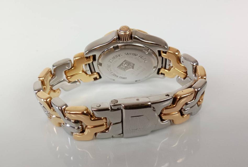 TAG Heuer Ladies SS/18k Gold WT1455 DW7002 Mother of Pearl Link Watch พร้อมกล่องแท้